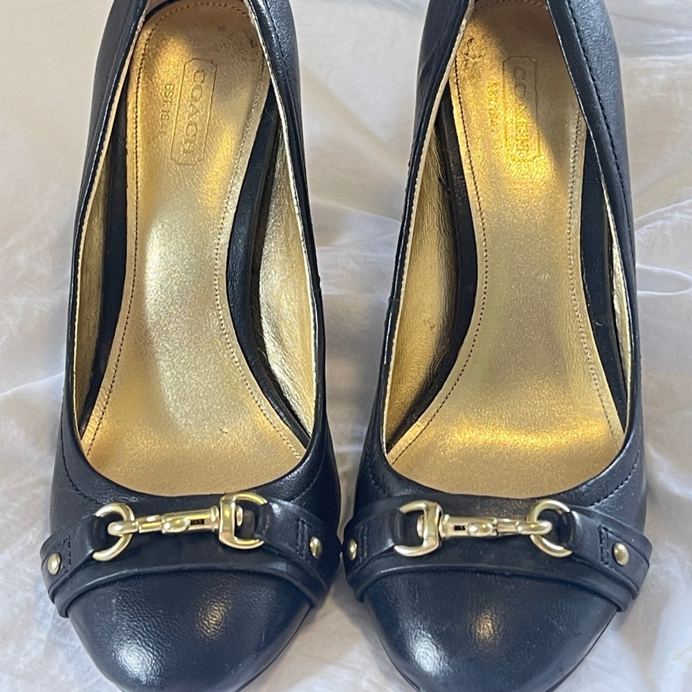 COACH Black High Heels